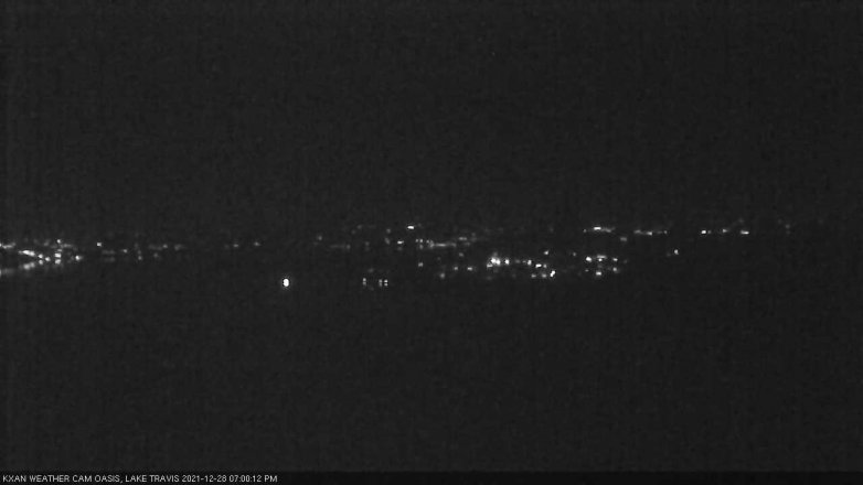 Lake Travis webcam, December 28, 2021 7:00 PM CT