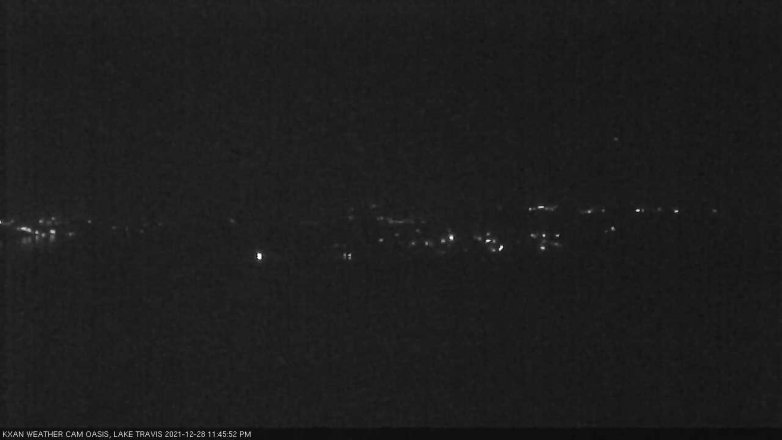 Lake Travis webcam, December 28, 2021 11:45 PM CT