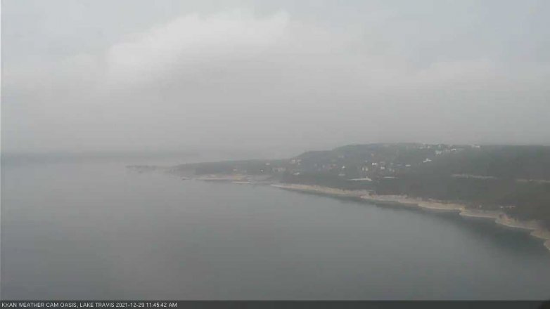 Lake Travis webcam, December 29, 2021 11:45 AM CT