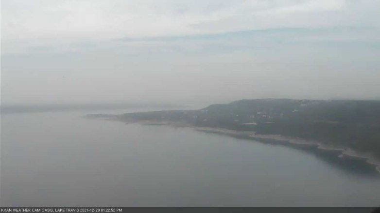 Lake Travis webcam, December 29, 2021 1:25 PM CT