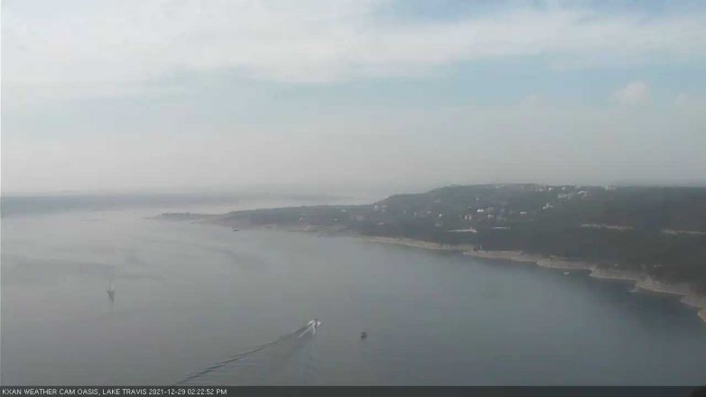 Lake Travis webcam, December 29, 2021 2:25 PM CT