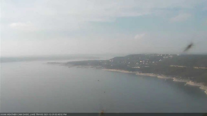 Lake Travis webcam, December 29, 2021 2:45 PM CT
