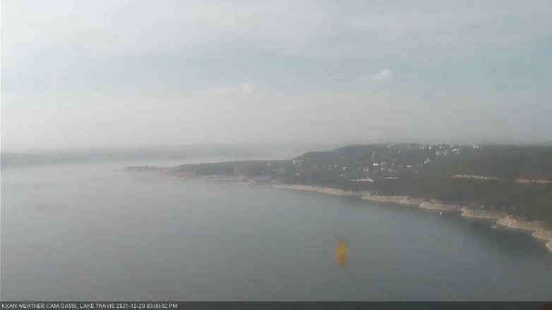 Lake Travis webcam, December 29, 2021 3:00 PM CT