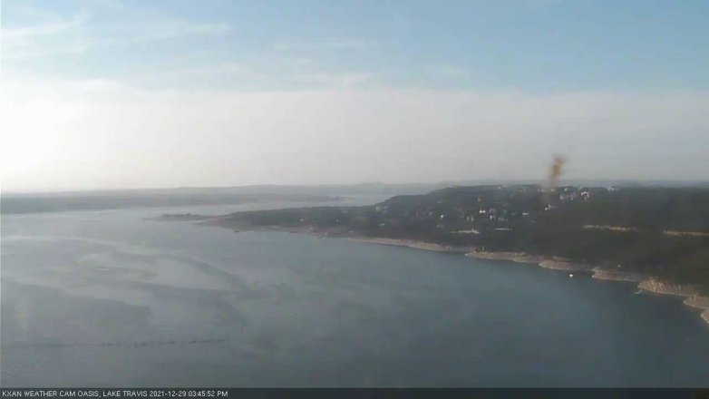 Lake Travis webcam, December 29, 2021 3:45 PM CT