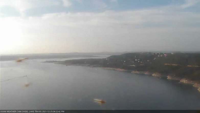 Lake Travis webcam, December 29, 2021 4:25 PM CT