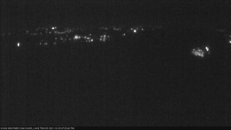 Lake Travis webcam, December 29, 2021 7:25 PM CT