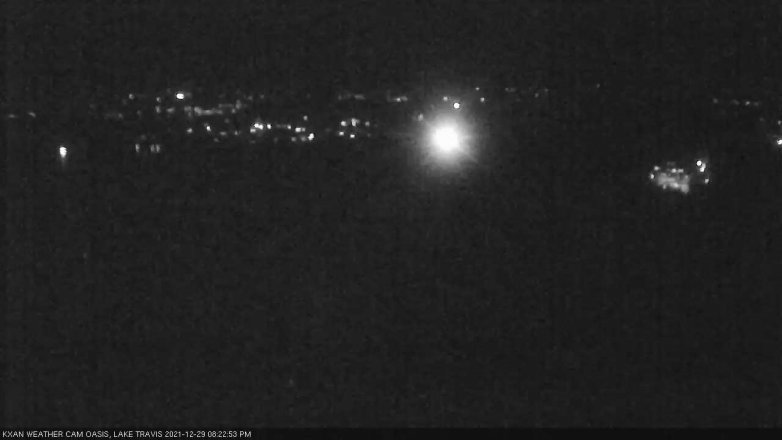 Lake Travis webcam, December 29, 2021 8:25 PM CT