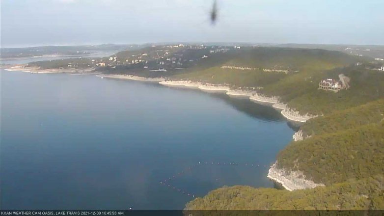Lake Travis webcam, December 30, 2021 10:45 AM CT