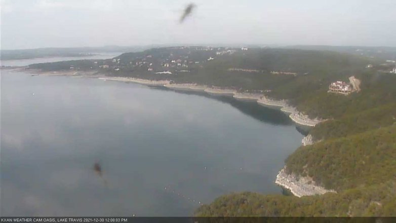 Lake Travis webcam, December 30, 2021 12:00 PM CT
