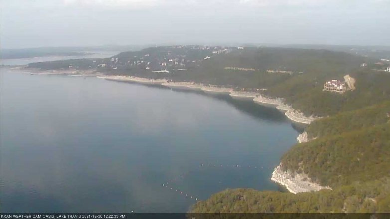 Lake Travis webcam, December 30, 2021 12:25 PM CT