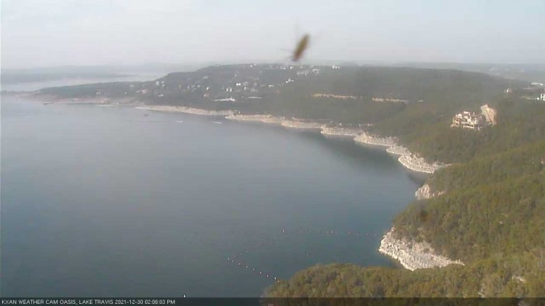 Lake Travis webcam, December 30, 2021 2:00 PM CT