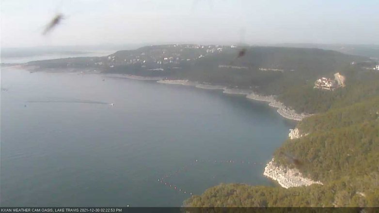 Lake Travis webcam, December 30, 2021 2:25 PM CT