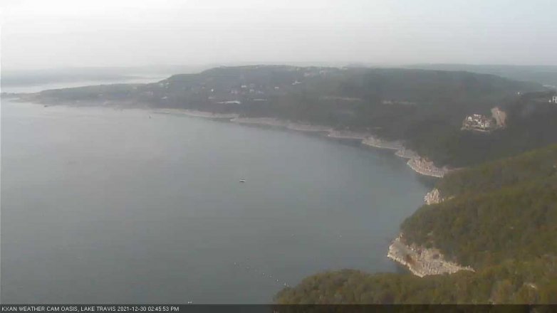 Lake Travis webcam, December 30, 2021 2:45 PM CT