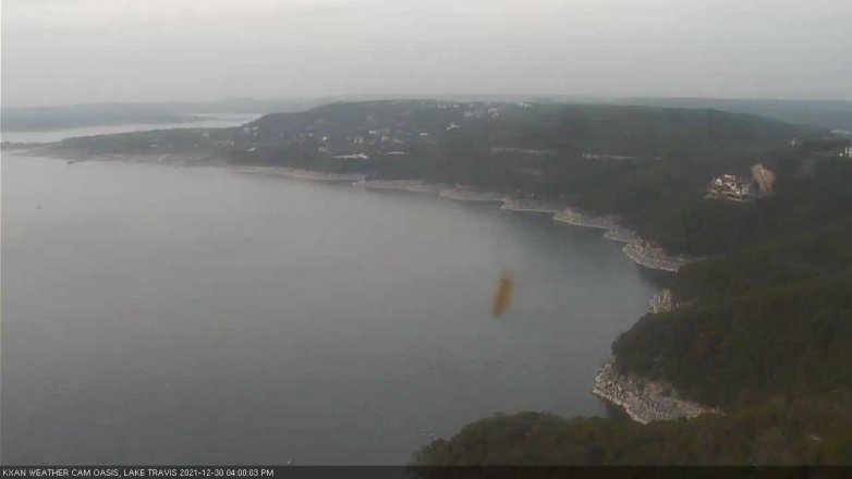 Lake Travis webcam, December 30, 2021 4:00 PM CT
