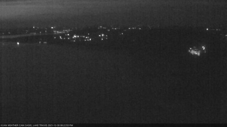 Lake Travis webcam, December 30, 2021 6:25 PM CT