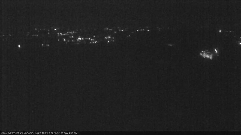 Lake Travis webcam, December 30, 2021 6:45 PM CT