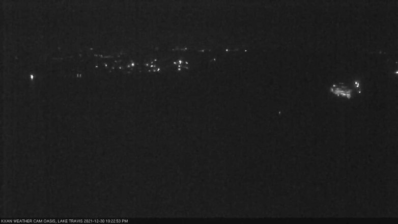 Lake Travis webcam, December 30, 2021 10:25 PM CT