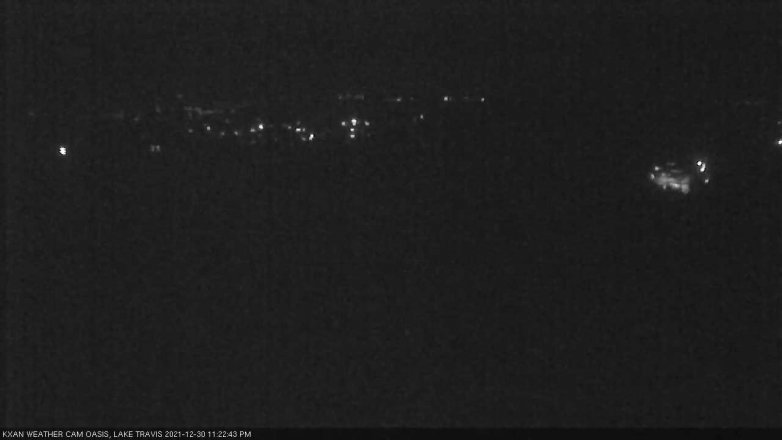 Lake Travis webcam, December 30, 2021 11:25 PM CT