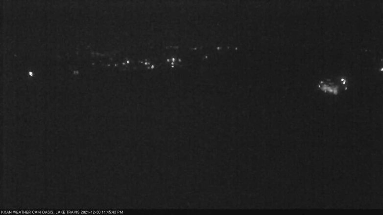 Lake Travis webcam, December 30, 2021 11:45 PM CT