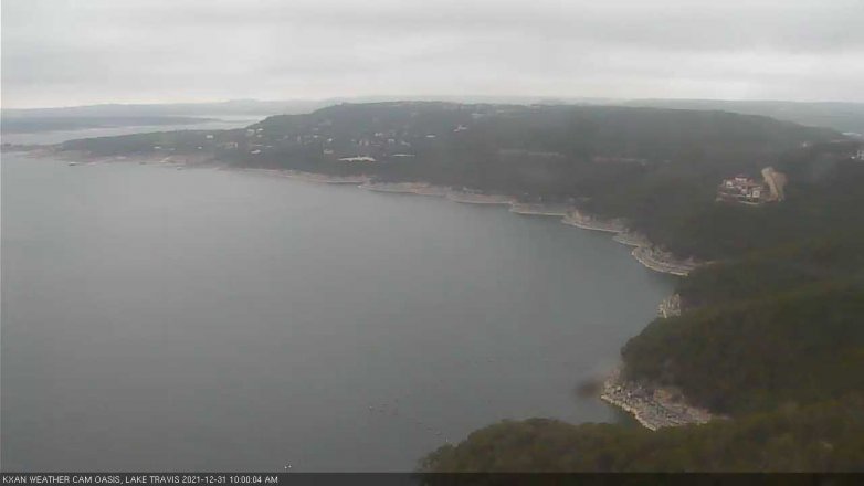 Lake Travis webcam, December 31, 2021 10:00 AM CT