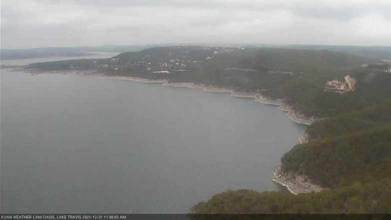 Lake Travis webcam, December 31, 2021 11:00 AM CT
