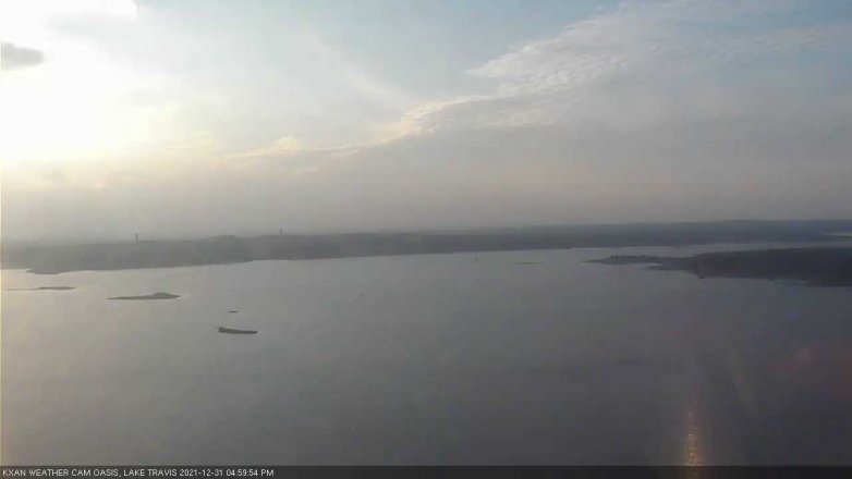 Lake Travis webcam, December 31, 2021 5:00 PM CT