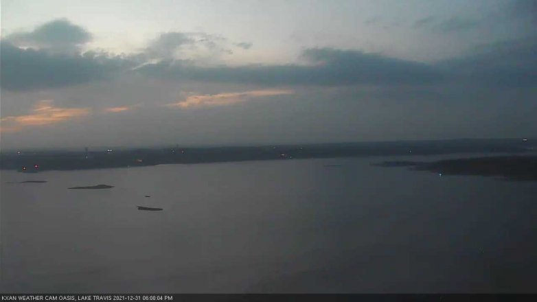 Lake Travis webcam, December 31, 2021 6:00 PM CT