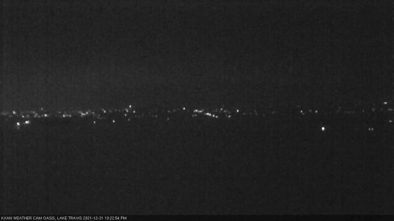 Lake Travis webcam, December 31, 2021 10:25 PM CT