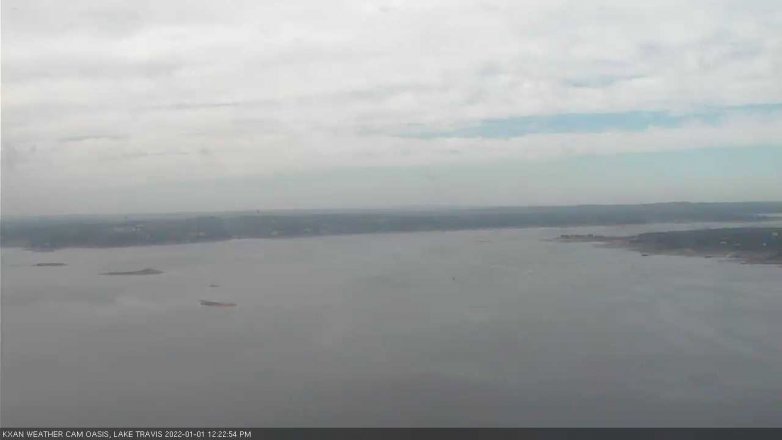 Lake Travis webcam, January 1, 2022 12:25 PM CT