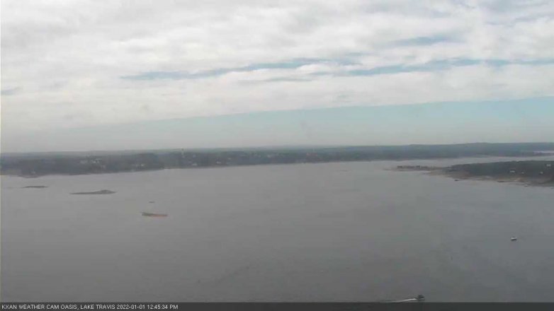 Lake Travis webcam, January 1, 2022 12:45 PM CT