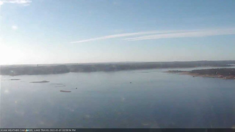 Lake Travis webcam, January 1, 2022 4:00 PM CT