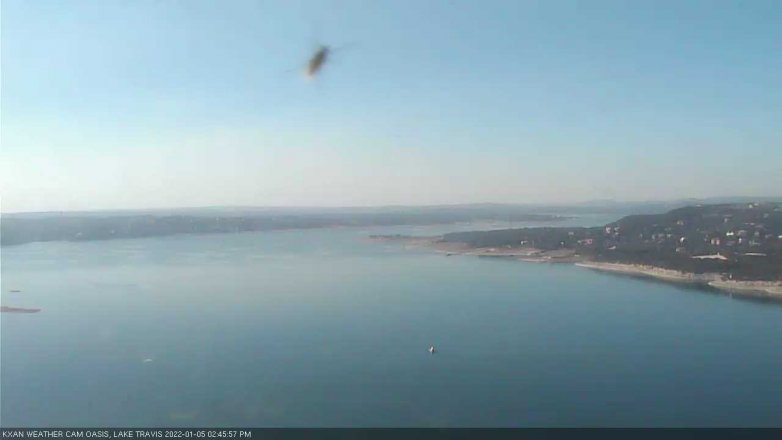 Lake Travis webcam, January 5, 2022 2:45 PM CT
