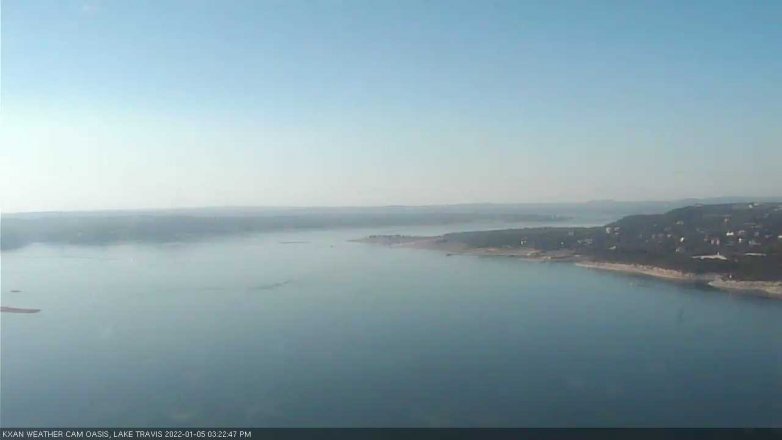 Lake Travis webcam, January 5, 2022 3:25 PM CT