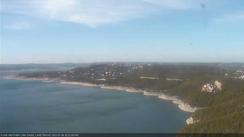 Lake Travis webcam, January 6, 2022 2:25 PM CT