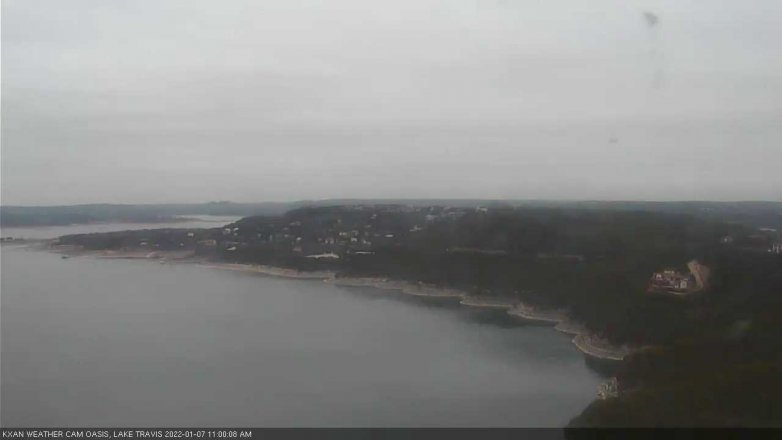 Lake Travis webcam, January 7, 2022 11:00 AM CT