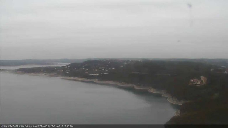 Lake Travis webcam, January 7, 2022 12:25 PM CT