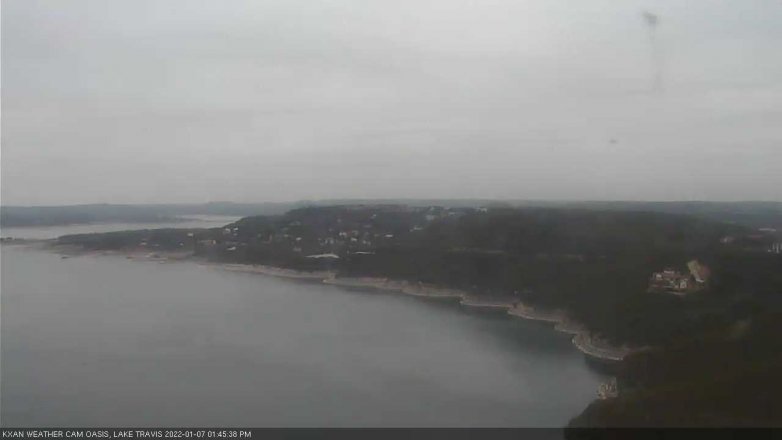 Lake Travis webcam, January 7, 2022 1:45 PM CT