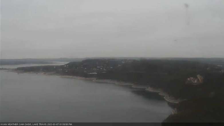 Lake Travis webcam, January 7, 2022 2:00 PM CT