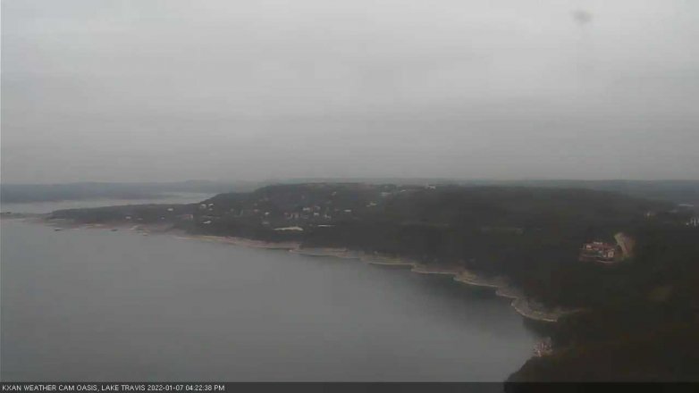 Lake Travis webcam, January 7, 2022 4:25 PM CT