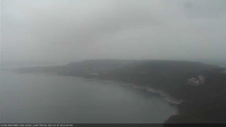 Lake Travis webcam, January 7, 2022 5:25 PM CT