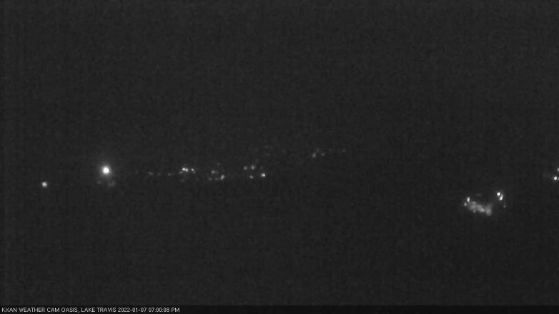 Lake Travis webcam, January 7, 2022 7:00 PM CT