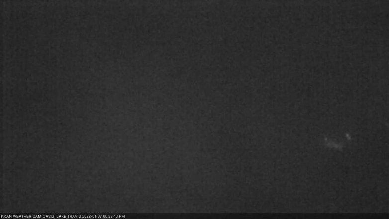 Lake Travis webcam, January 7, 2022 8:25 PM CT
