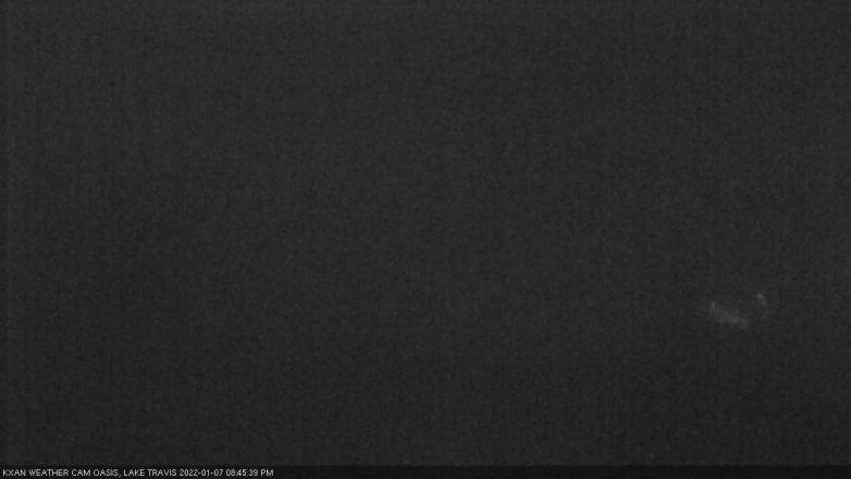 Lake Travis webcam, January 7, 2022 8:45 PM CT