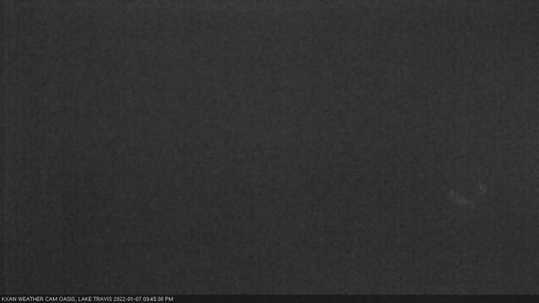 Lake Travis webcam, January 7, 2022 9:45 PM CT