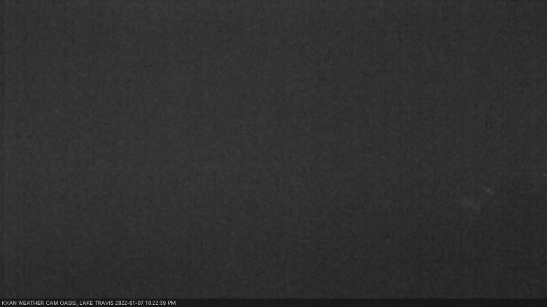 Lake Travis webcam, January 7, 2022 10:25 PM CT