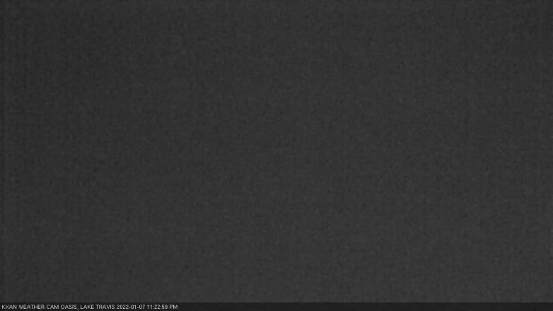 Lake Travis webcam, January 7, 2022 11:25 PM CT