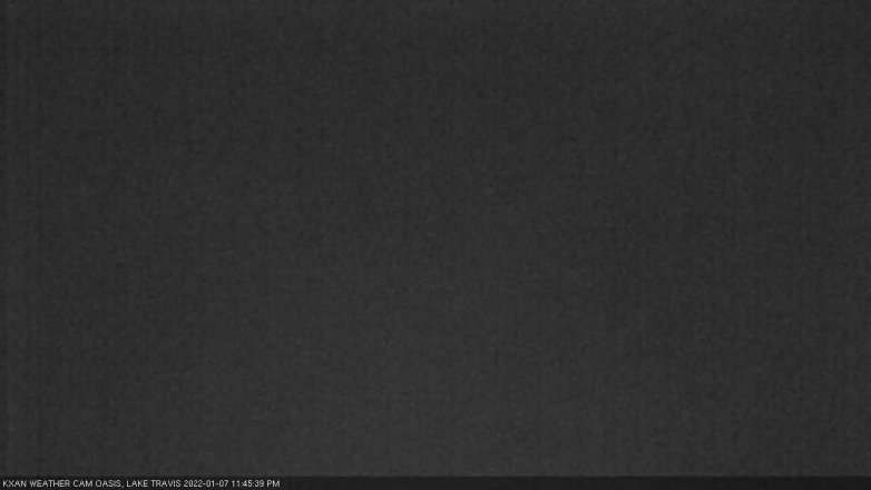 Lake Travis webcam, January 7, 2022 11:45 PM CT