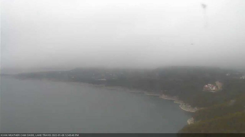 Lake Travis webcam, January 8, 2022 12:45 PM CT