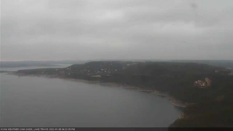 Lake Travis webcam, January 8, 2022 4:25 PM CT