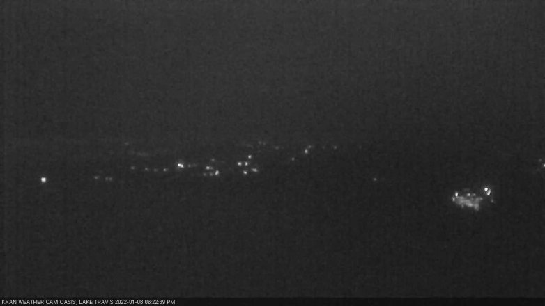 Lake Travis webcam, January 8, 2022 6:25 PM CT